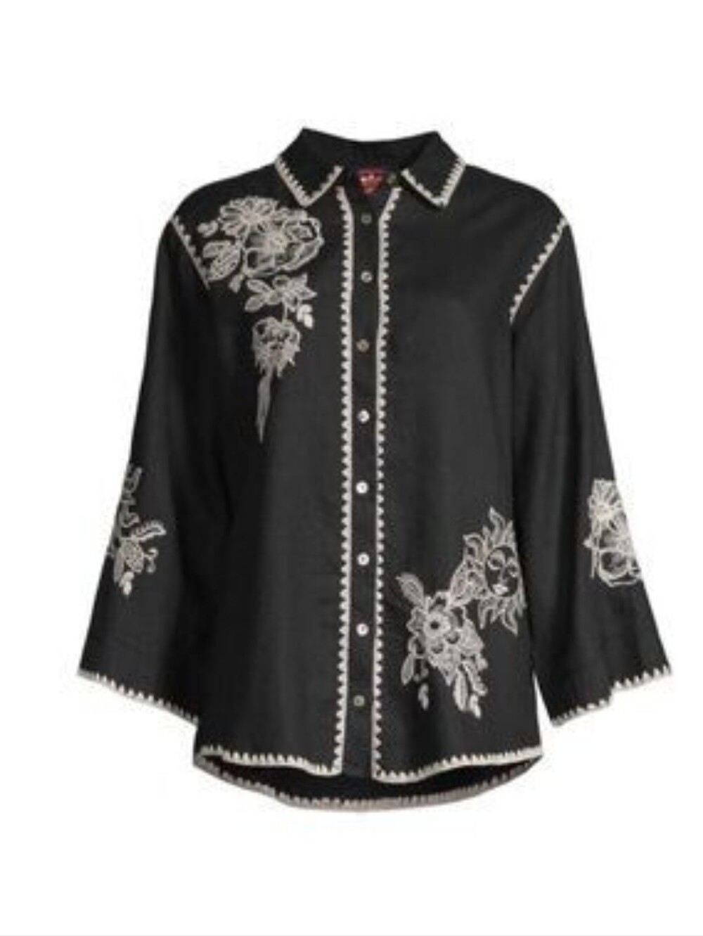 Johnny Was Addison Kimono Sleeve Shirt Xxl
